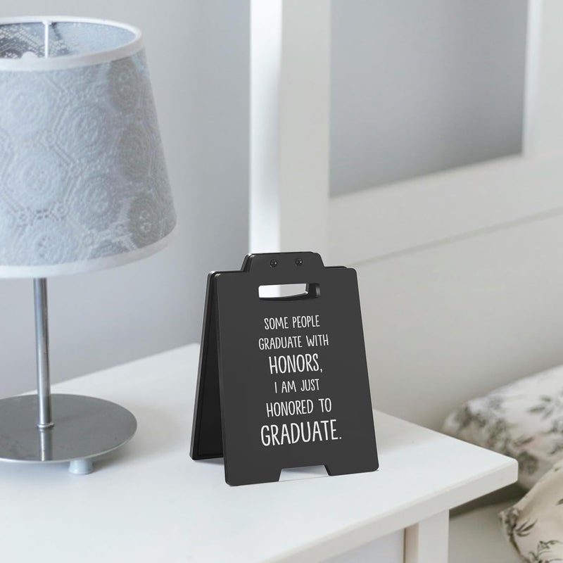 MAMAGIFTREE Funny Graduation Gifts for Friends, Congratulations Gift for Her, Him College Graduates - Sarcastic Graduation Sign - Ideal for Graduation Party Decor - Image 3